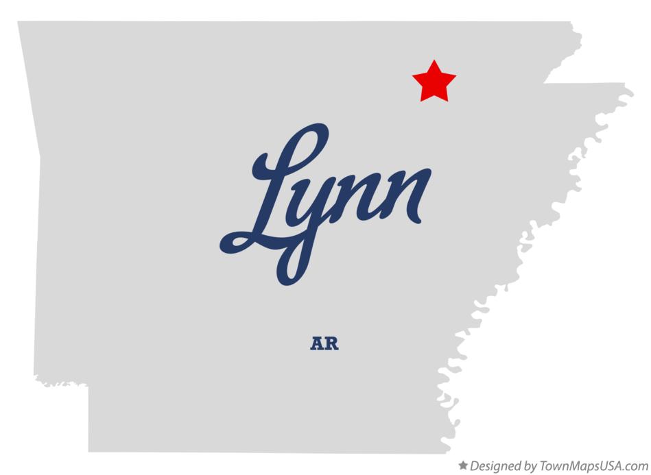 Map of Lynn Arkansas AR