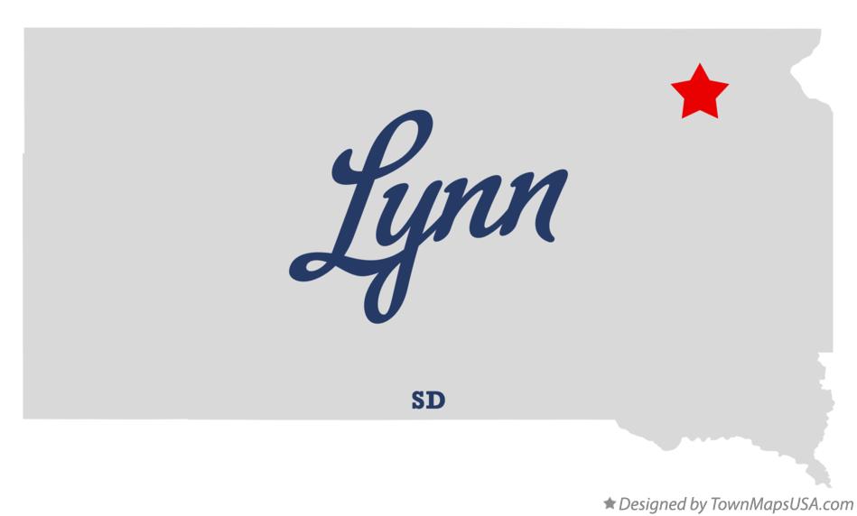 Map of Lynn South Dakota SD