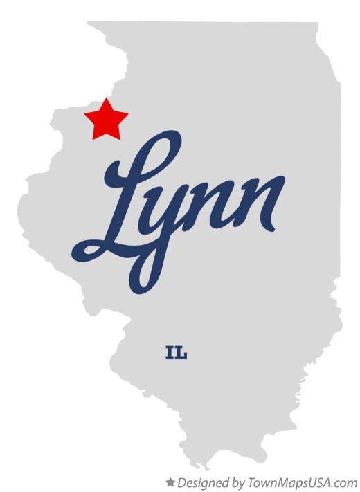 Map of Lynn Illinois IL