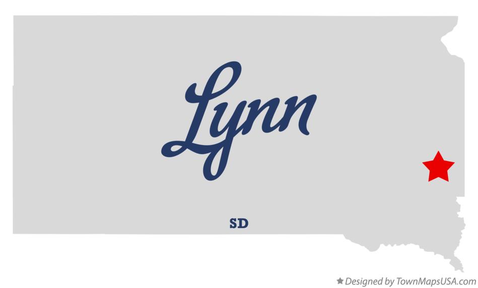 Map of Lynn South Dakota SD