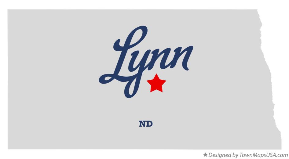 Map of Lynn North Dakota ND
