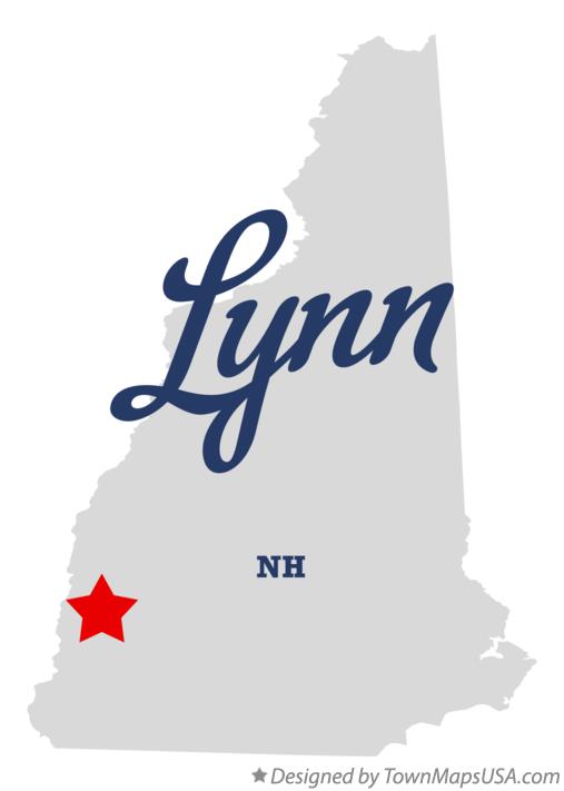 Map of Lynn New Hampshire NH