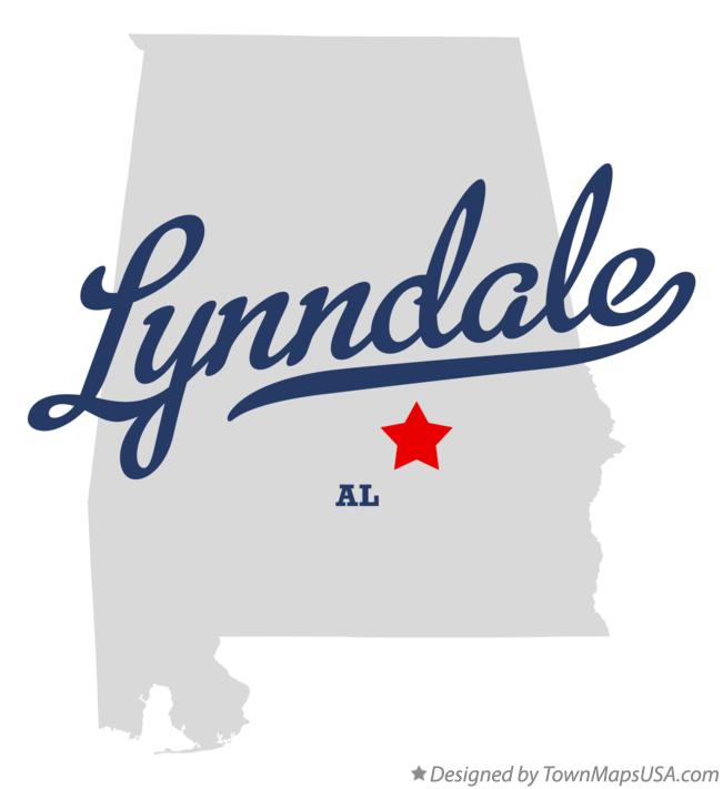 Map of Lynndale Alabama AL