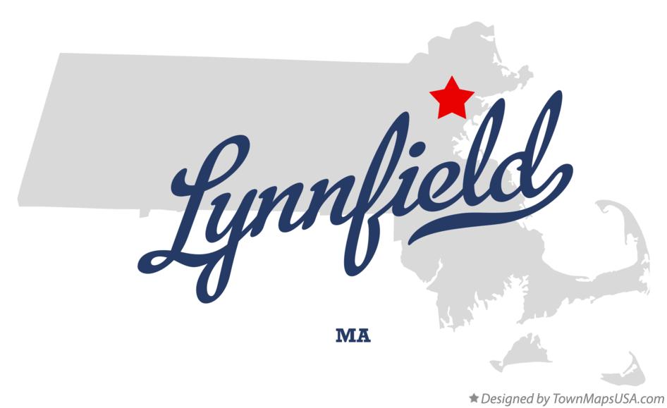Map of Lynnfield Massachusetts MA