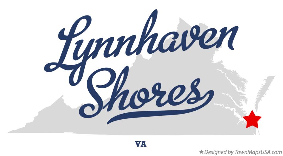 Map of Lynnhaven Shores Virginia VA