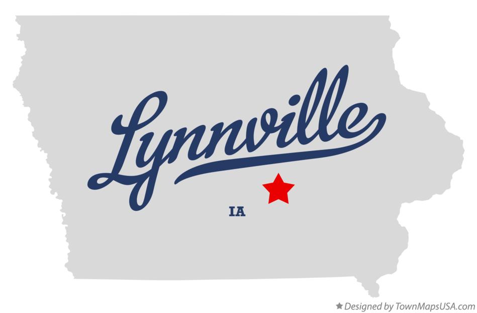 Map of Lynnville Iowa IA