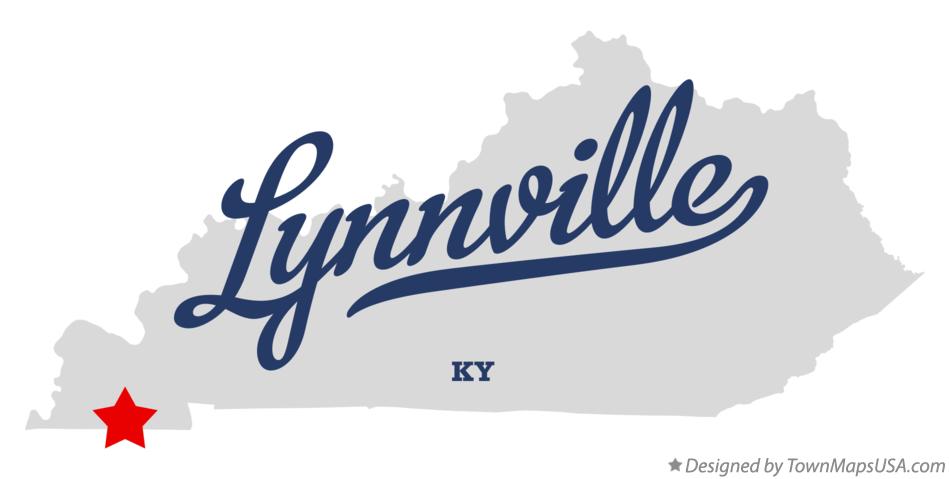 Map of Lynnville Kentucky KY