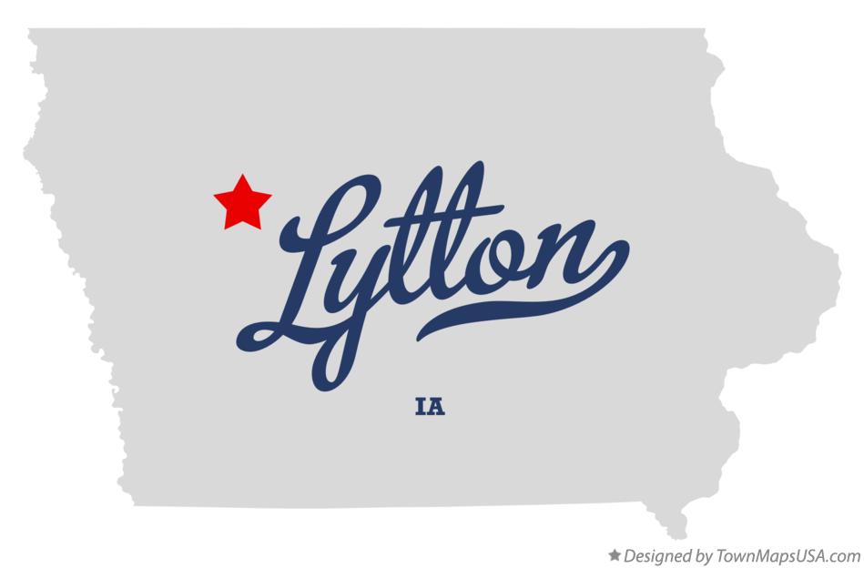 Map of Lytton Iowa IA