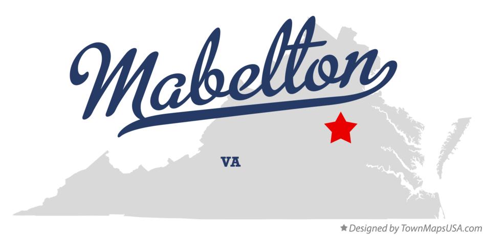 Map of Mabelton Virginia VA