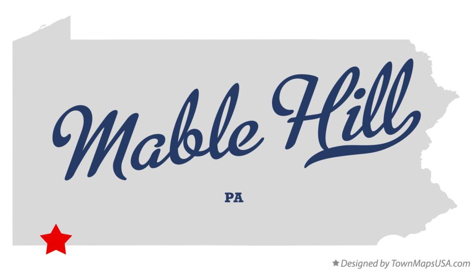 Map of Mable Hill Pennsylvania PA