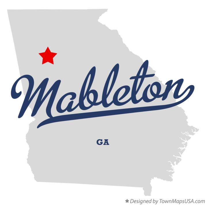 Map of Mableton Georgia GA