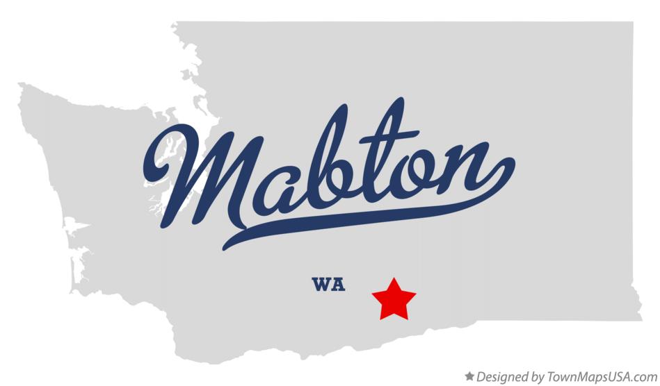 Map of Mabton Washington WA