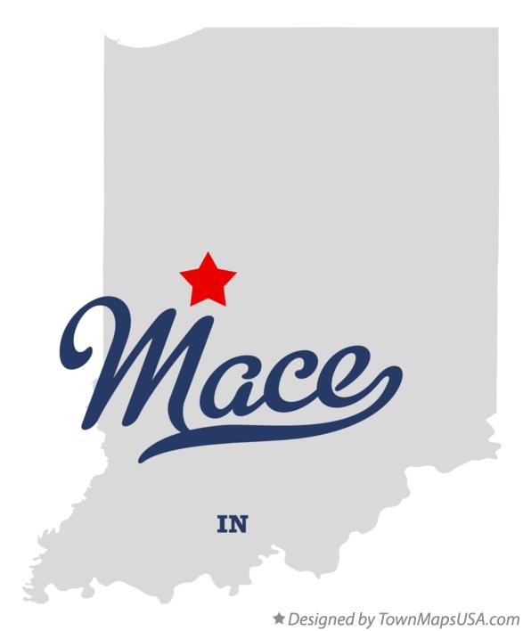 Map of Mace Indiana IN