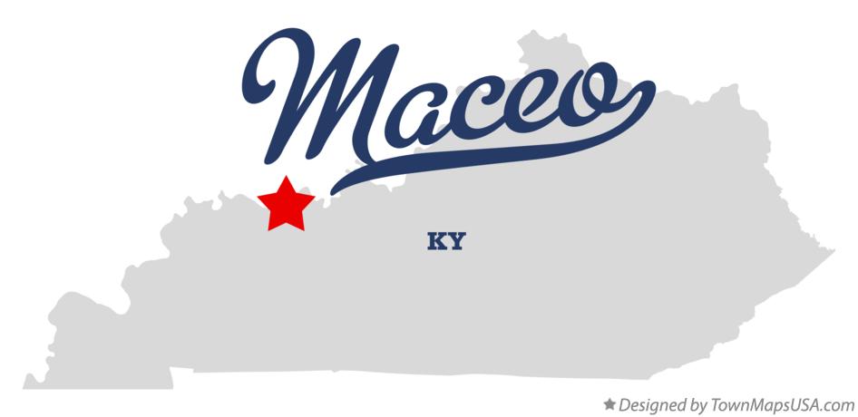 Map of Maceo Kentucky KY
