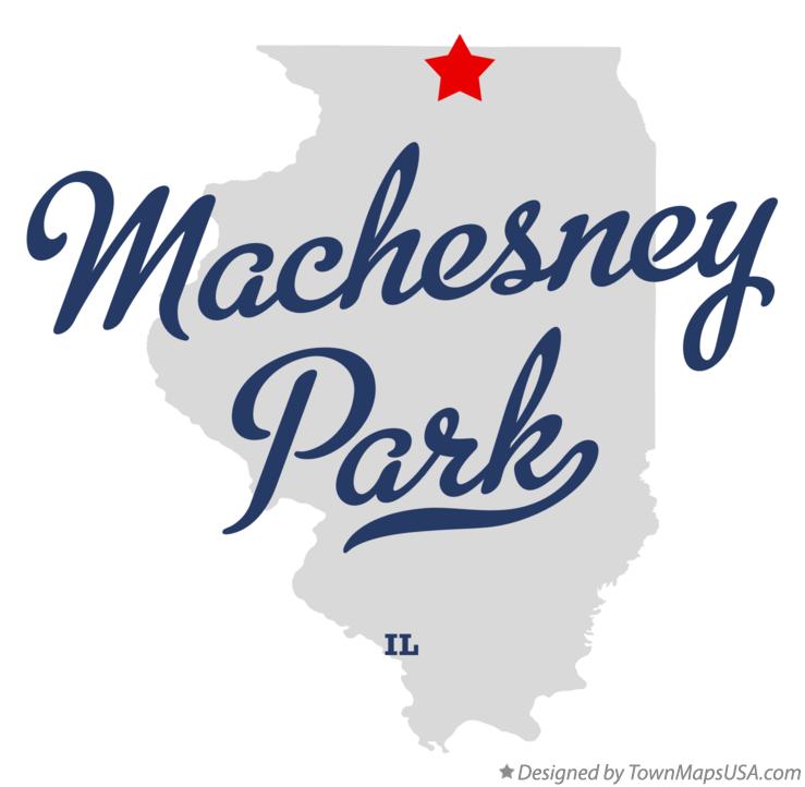 Map of Machesney Park Illinois IL