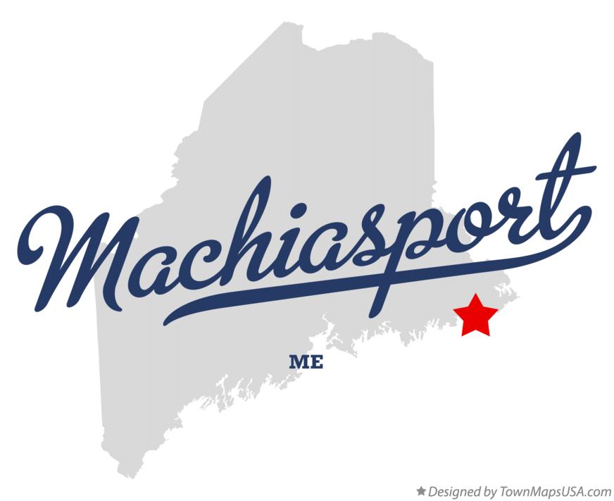 Map of Machiasport Maine ME
