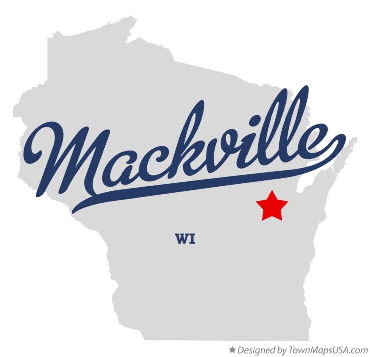 Map of Mackville Wisconsin WI