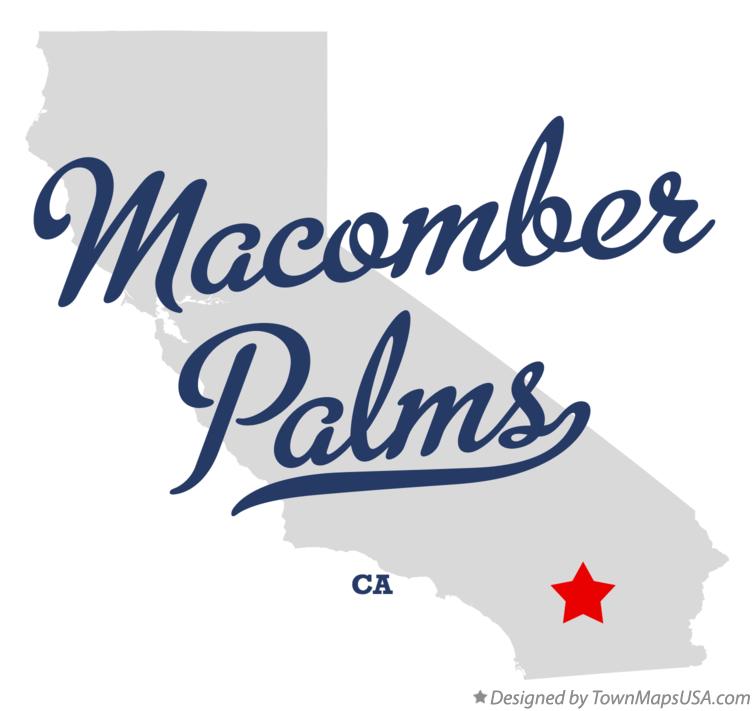 Map of Macomber Palms California CA
