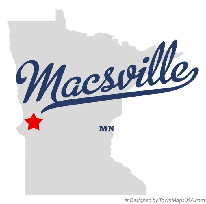 Map of Macsville Minnesota MN
