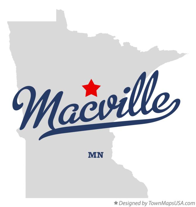 Map of Macville Minnesota MN