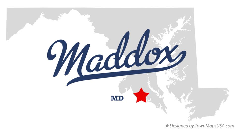 Map of Maddox Maryland MD