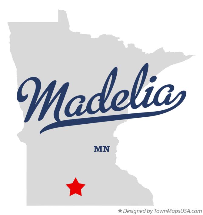Map of Madelia Minnesota MN