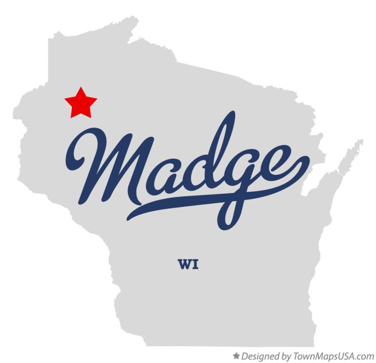 Map of Madge Wisconsin WI