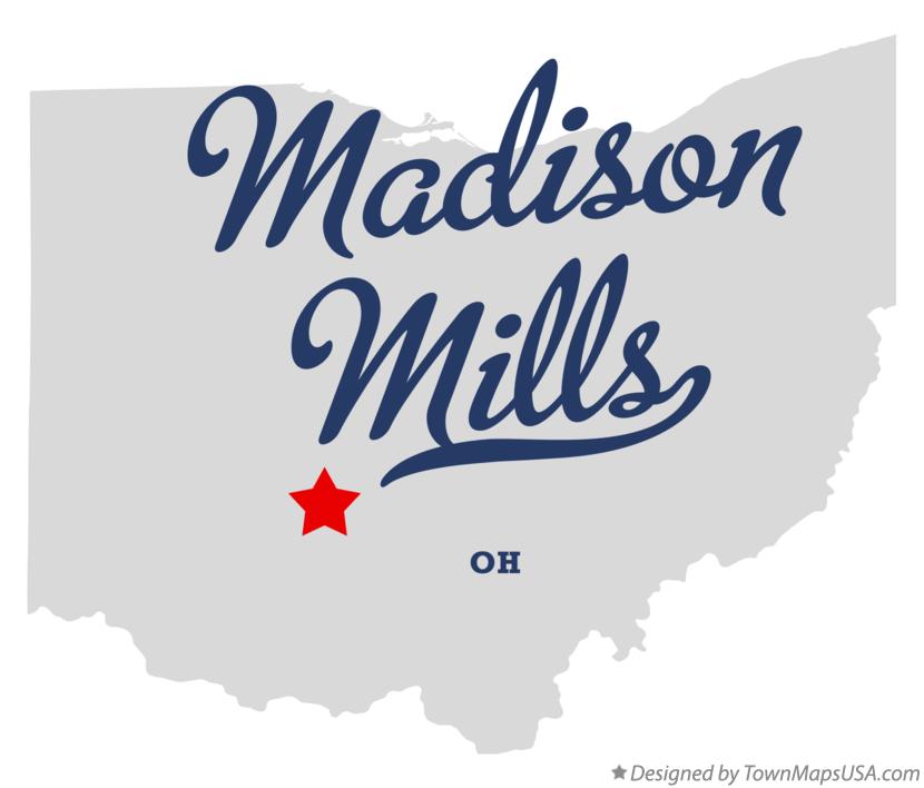 Map of Madison Mills Ohio OH