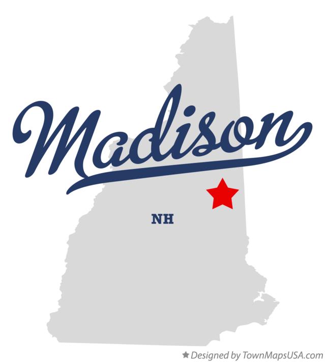 Map of Madison New Hampshire NH