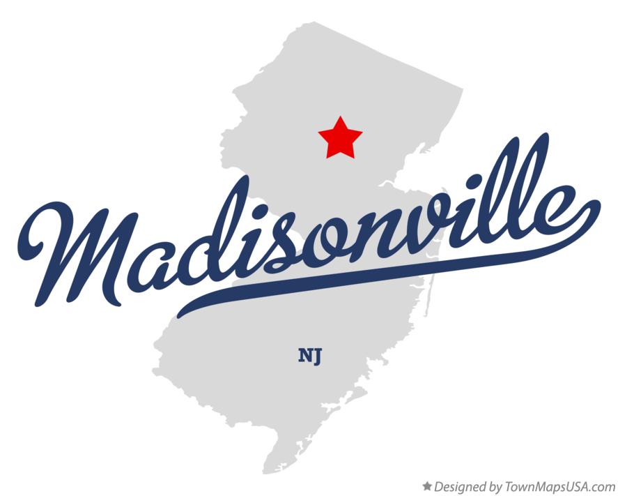 Map of Madisonville New Jersey NJ