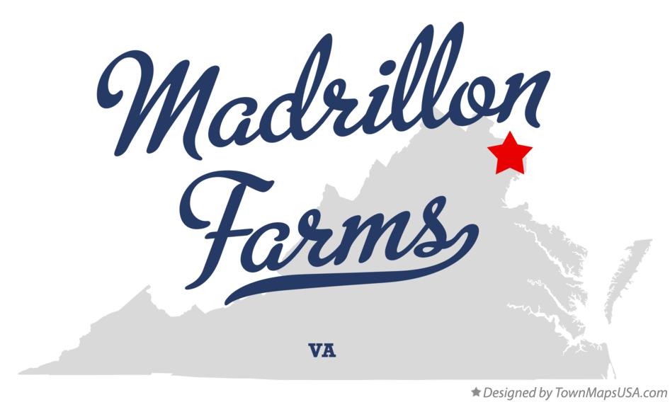 Map of Madrillon Farms Virginia VA