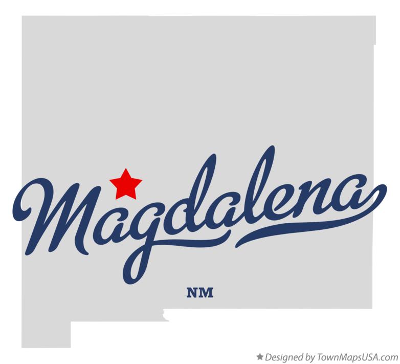 Map of Magdalena New Mexico NM