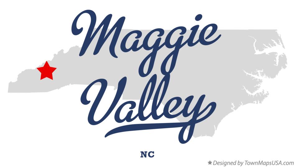 Map of Maggie Valley North Carolina NC