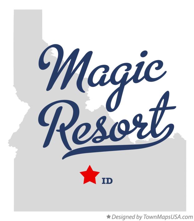 Map of Magic Resort Idaho ID