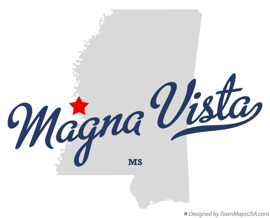 Map of Magna Vista Mississippi MS