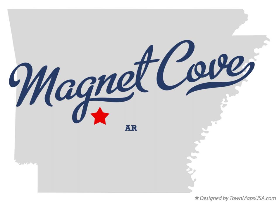 Map of Magnet Cove Arkansas AR