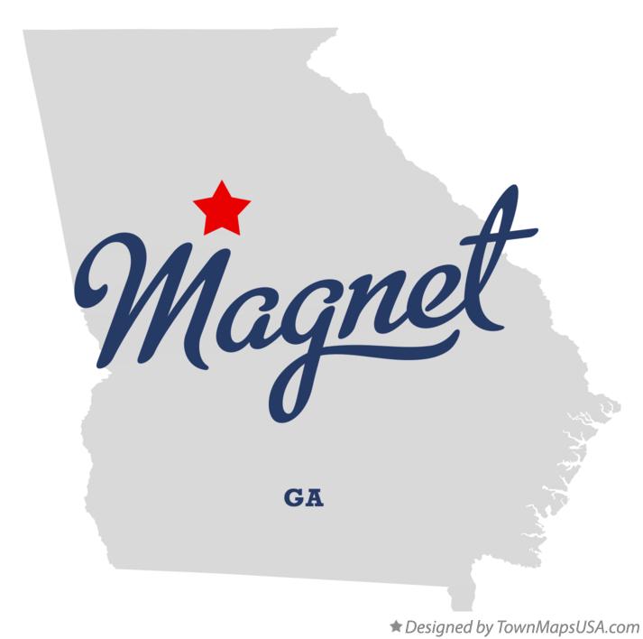 Map of Magnet Georgia GA