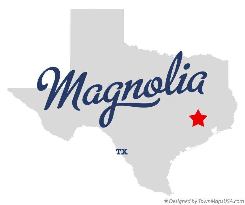 Map of Magnolia Texas TX