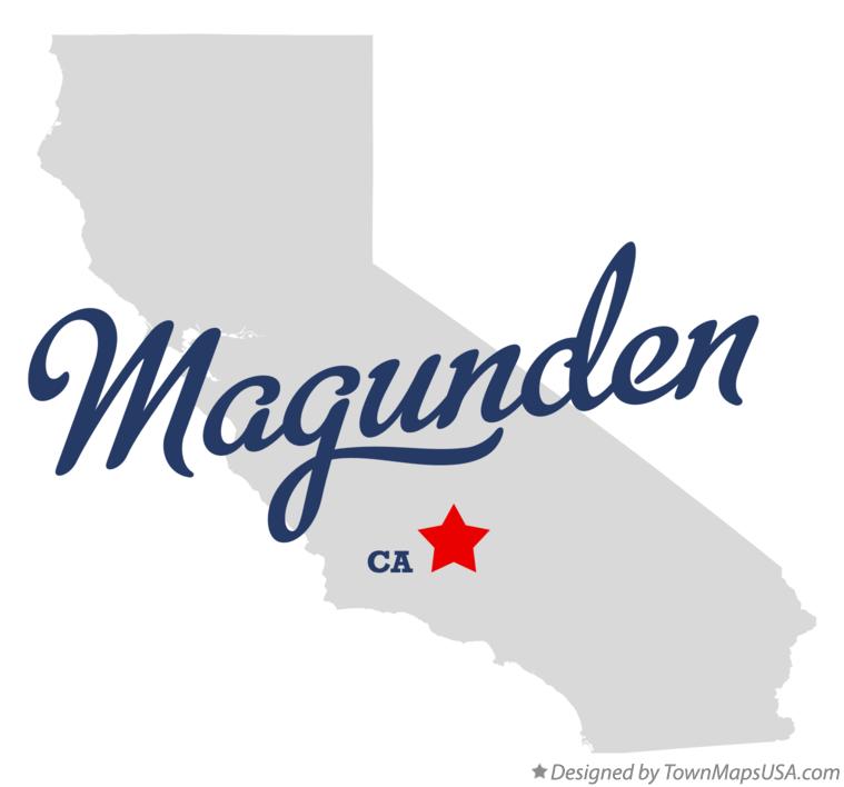 Map of Magunden California CA