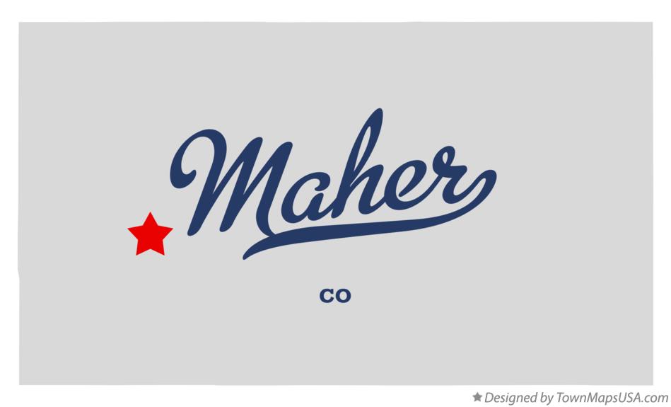 Map of Maher Colorado CO