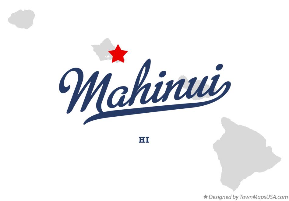 Map of Mahinui Hawaii HI
