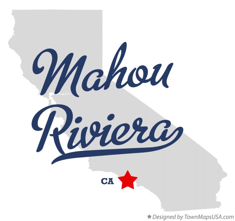 Map of Mahou Riviera California CA