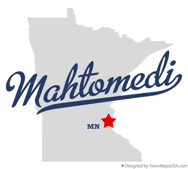 Map of Mahtomedi Minnesota MN
