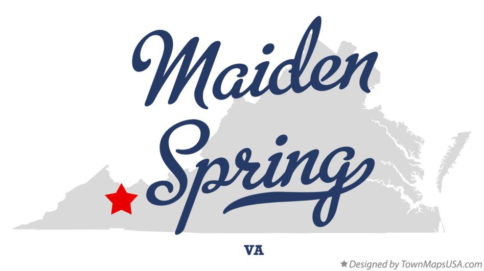 Map of Maiden Spring Virginia VA