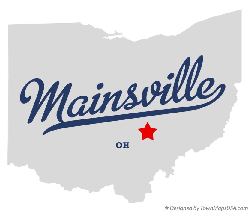 Map of Mainsville Ohio OH