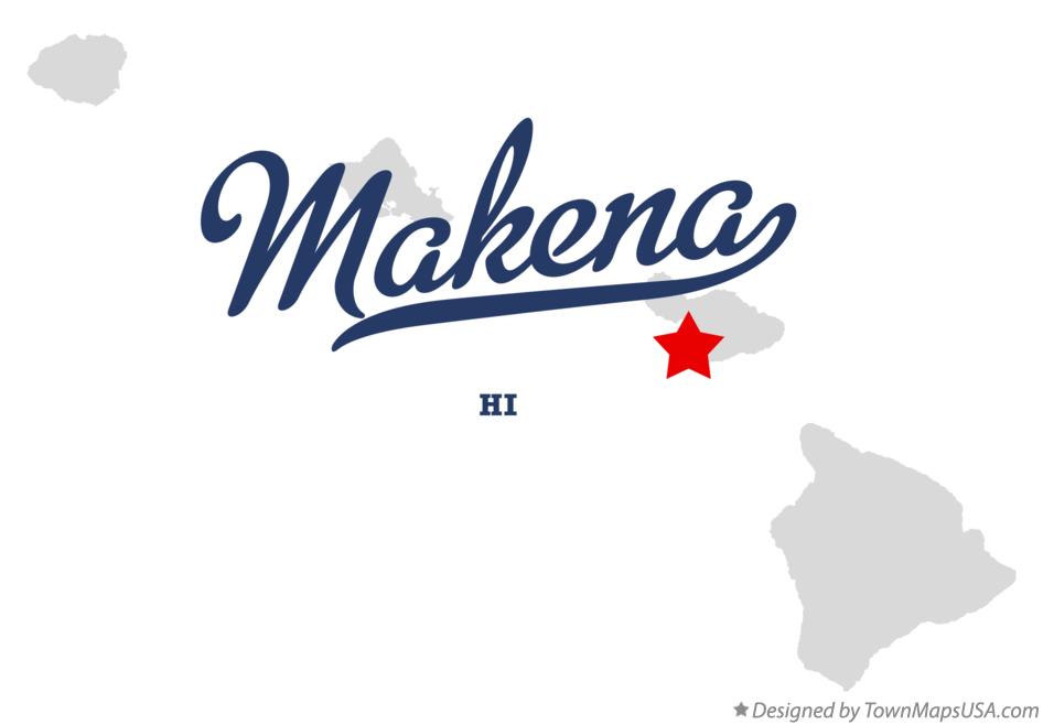 Map of Mākena Hawaii HI