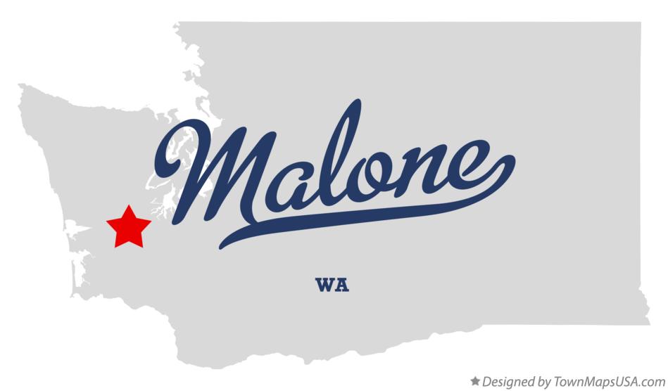 Map of Malone Washington WA