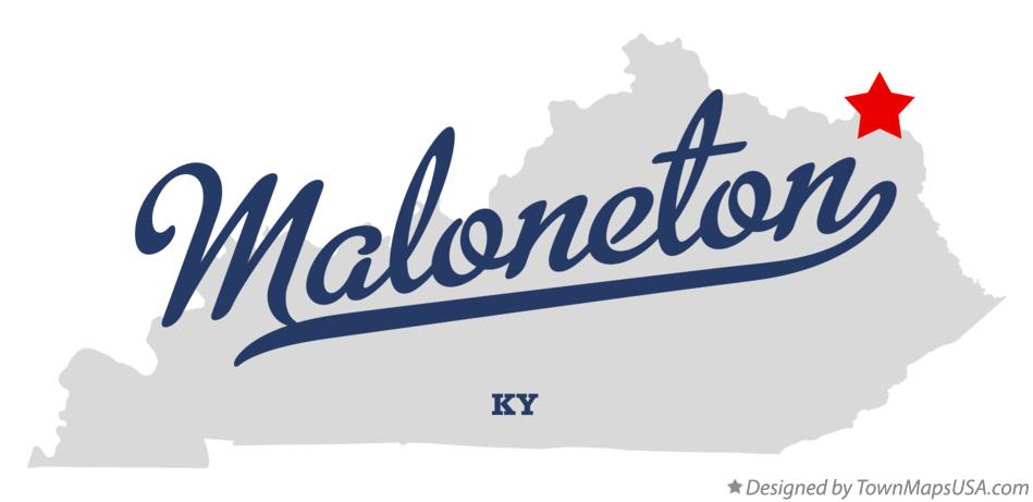 Map of Maloneton Kentucky KY
