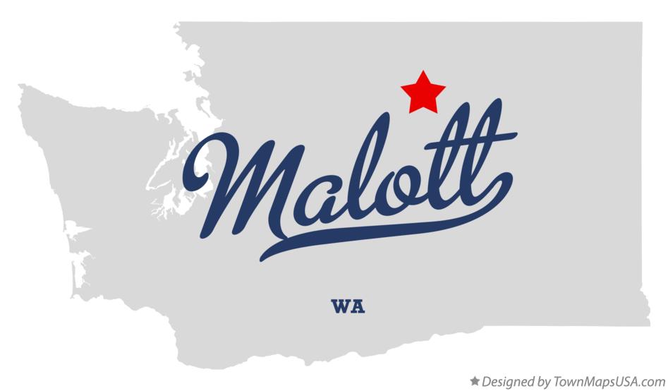 Map of Malott Washington WA