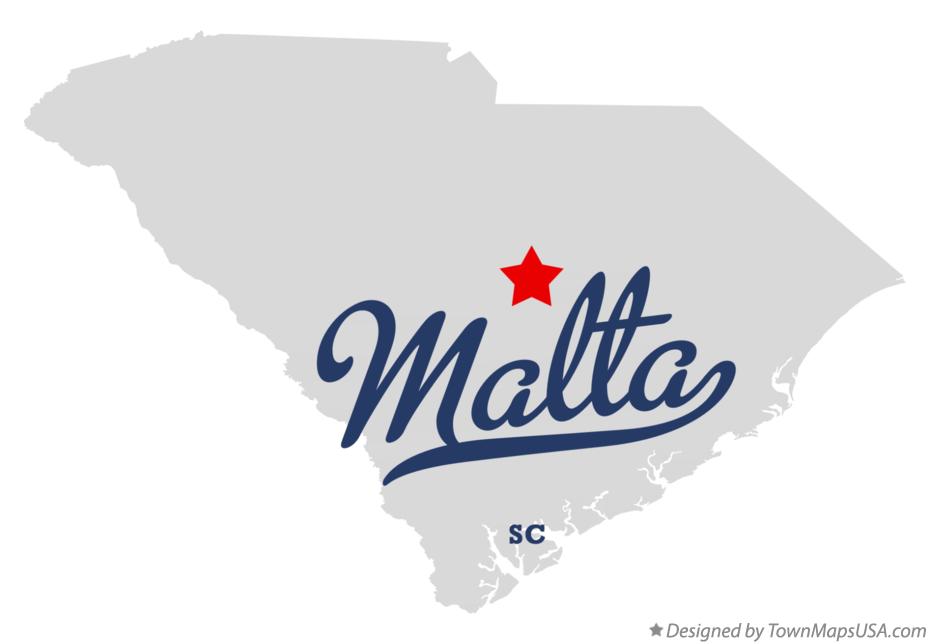 Map of Malta South Carolina SC